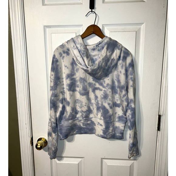 Aerie Offline OTT Fleece Tie Dye Cropped Hoodie size S - Picture 4 of 5